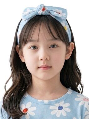 Angel dear light blue daisy headband